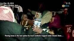 US-Backed Forces Pursue IS in E. Syria; Thousands Flee