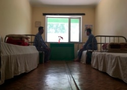 북한 평양 결핵 병원의 환자들. (자료사진)