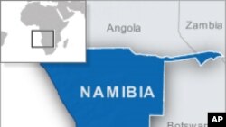 Namibia and Angola share a border.