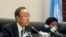 United Nations Secretary General Ban- Ki- Moon speaks during a news conference during the heads of state meeting of the annual African Union (AU) summit, in Addis Ababa, Ethiopia, Saturday, Jan. 31, 2015.
