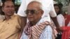 In this photo taken on Aug. 9, 2019, Meas Muth, former Khmer Rouge naval commander, attended Nuon Chea's funeral at Prum Kiri Morokot Buddhist Temple in Pailin Province, Cambodia. (Aun Chhengpor/VOA Khmer)
