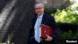 Le ministre de l'environnement Michael Gove à Londres, le 13 juin 2017.