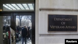 FILE - U.S. Department of Veterans Affairs headquarters in Washington, February 24, 2015. 