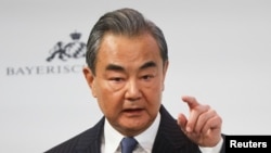 왕이 공산당 중앙정치국 위원 겸 중앙외사공작위원회 판공실 주임 (자료사진)