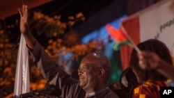Roch Marc Christian Kabore, à Ouagadougou, le 1er décembre 2015. (AP Photo/Theo Renaut)
