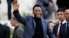 FILE PHOTO: Brazilian soccer legend Pele waves during the international friendly soccer match between Algeria and Slovenia in Algiers