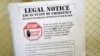 A sign explaining the local state of emergency because of a measles outbreak at the Rockland County Health Department in Pomona, N.Y., March 27, 2019.