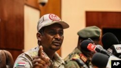 Gen. Mohamed Hamdan Dagalo, the deputy chief of sudan's ruling military council 