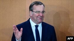 ბორის პისტორიუსი, გერმანიის თავდაცვის მინისტრი. ბერლინი, 2024 წლის 27 მარტი.