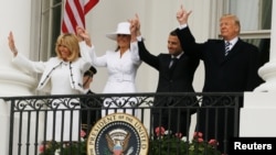 马克龙访美：白宫·弗农山庄·国宴·国会和大学演说（25图）