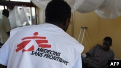 Un employé de MSF à Bangui, le 28 avril 2014.