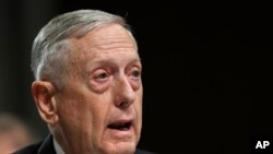 Le secrétaire à la Défense américain Jim Mattis, 13 juin 2017.
