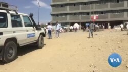 ተፈናቃዮች በመቀሌ ማይ ወይኒ መጠለያ