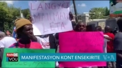 Sit-In Fèt Devan Primati pou Mete Presyon sou KPT a pou l Jere Ensekirite a