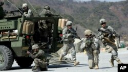 지난 2015년 3월 한국 포천의 미군 로드리게즈 사격장에서 미한 연합훈련을 실시했다.