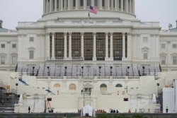 Preparations take place for President-elect Joe Biden's inauguration on the West Front of the U.S. Capitol in Washington, Jan. 8, 2021.