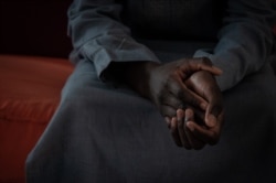 Modou, 12, whose name has been changed to protect his privacy, describes the abuse he endured at his old Koranic school, Dec. 12, 2019, in Dakar, Senegal. (Annika Hammerschlag/VOA)