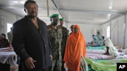 Le candidat à la présidentielle Jean Ping, en Somalie, le 20 août 2011.