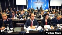 지난 2014년 10월 열린 '서울안보대화(SDD)'개막식에서 각국 참석자들이 정홍원 국무총리의 축사를 듣고 있다. (자료사진)