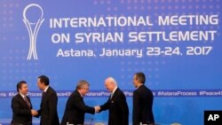 Astana, les 23-24 janvier 2017.