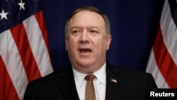 마이크 폼페오 미국 국무장관. 