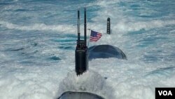 Latihan angkatan laut gabungan AS-Korea terakhir yang dilakukan 25-28 Juli 2010 di sebelah timur perairan Korea.