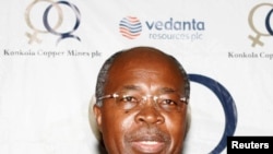 FILE - Zambia's Minister of Finance Situmbeko Musokotwane.