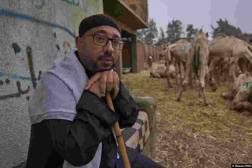 Mohamed Omar El-Batlan brings camels from Sudan. &ldquo;The Egyptian authorities won&rsquo;t allow us to take them on trucks after we cross the border. We have to take them on foot for more than 150 kilometers from the Egypt-Sudan border,&rdquo; he said. &ldquo;These 150 kilometers&rsquo; costs time and food for the camels and the camels get exhausted.&rdquo;