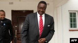 Peter Mutharika à Blantyre, le 25 mai 2014.
