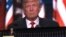 Donald Trump accepts the Republican Party's presidential nomination at the national convention, in Cleveland, July 21, 2016.