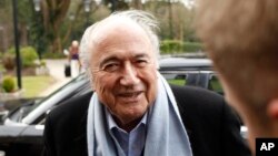 Joseph Sepp Blatter, président démissionnaire de la Fifa 