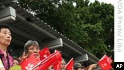 港府办国庆 有人欣喜有人悲