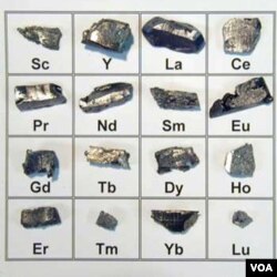 Tiongkok digugat melalui WTO karena pembatasan ekspor unsur logam 'Rare-Earth' ini (Foto: dok).