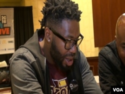 Director of “9 Rides,” Matthew Cherry (VOA/G. Flakus).