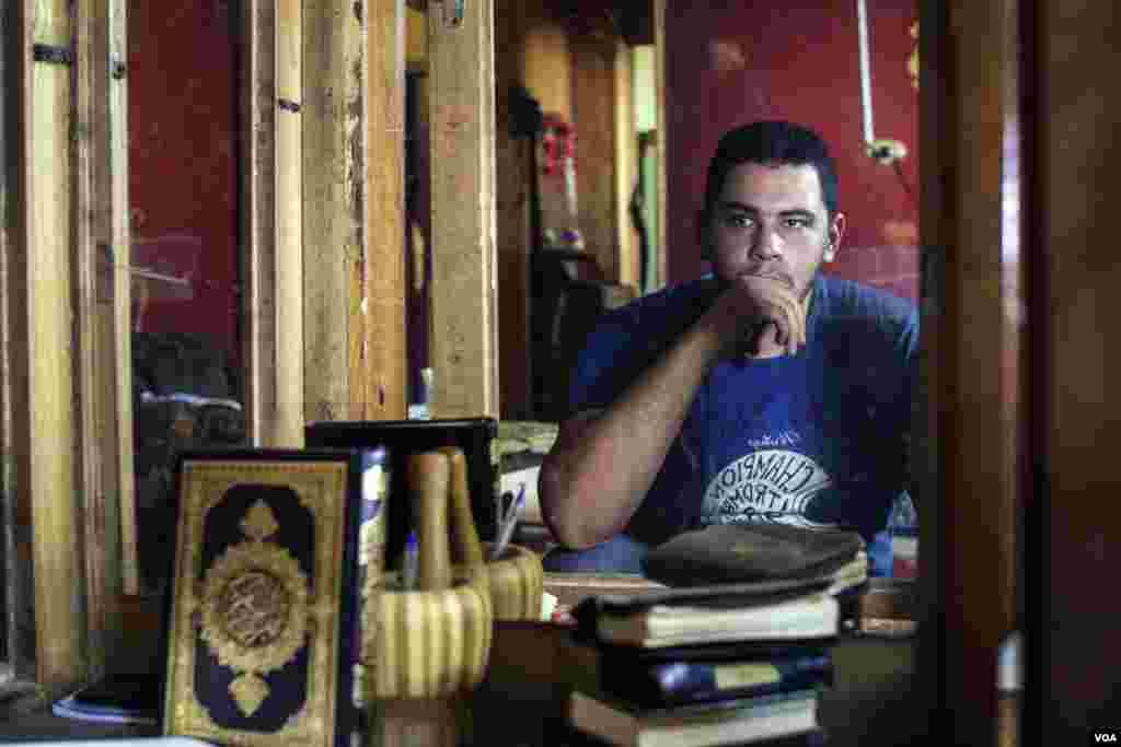 Bakr Atef, a university student, says his father and his brother were arrested in July, 2015. Both are still in jail on charges of a crime that took place in August of 2015, a month after the men were already in custody. Both father and son had, however, participated in anti-government protests the previous year. Atef says: &ldquo;More than a hundred special soldiers, heavily armed, masked and dressed in camouflage uniforms, stormed our house. They took about 280,000 Egyptian pounds from the house and brought me, my father and six of my brothers downstairs and covered our eyes and tied our hands behind our backs. They pointed a gun at each of us and asked who among us was the most religious. My brother Yahia said he prayed at the mosque and they arrested him. I yelled, &lsquo;You can&rsquo;t arrest him. We have cameras and recording devices!&rsquo; They confiscated the equipment before they took my brother away.&rdquo; Aug. 29, 2017. (H. Elrasam/VOA)