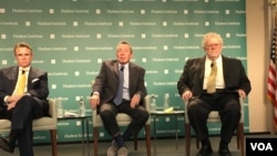 哈德逊研究所专家讨论新时代大国海洋竞争战略(美国之音钟辰芳拍摄)