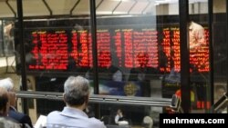 تابلوی شاخص سهام در بازار بورس تهران (آرشیو)