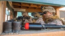 U.S. Marines provide security at the U.S. embassy compound in Baghdad, Iraq, Jan. 3, 2020. (U.S. Marine Corps/Sgt. Kyle C. Talbot)