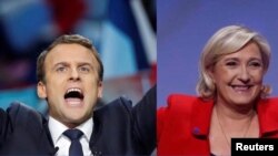 Emmanuel Macron et Marine Le Pen.