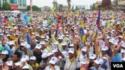 Sam Rainsy, who returned from more than three years in self-imposed exile on Friday, had hoped to run for a National Assembly seat in Kandal province, where Prime Minister Hun Sen is registered.