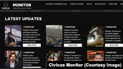 Civicus Monitor Pakistan