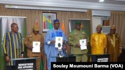 Shugaban Nijar Da Wasu Ministoci A Taron Kungiyar Kasashen AES