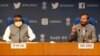 In this Thursday, Feb. 25, 2021, file photo, India's Information Technology Minister Ravi Shankar Prasad, left, and Information and Broadcasting Minister Prakash Javadekar address a press conference announcing new regulations for social media companies.