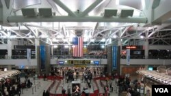 Bandara JFK di New York (foto: dok). Empat pria dinyatakan bersalah dalam upaya peledakan bandara di New York tahun 2007.