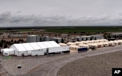 미국 텍사스주 토니요의 불법 이민 청소년 임시 수용 시설.