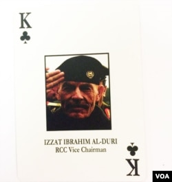 "King of Clubs" from deck of Iraqi Most Wanted (Photo: S. Redisch / VOA)