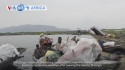 VOA60 Africa - DR Congo: Internally displaced people leaving Bulengo camp near Goma