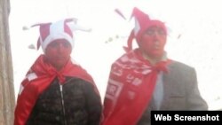 Kişi qılığına girərək stadiona girməyə çalışdıqları zaman nəzarət altına alınan azarkeşlər