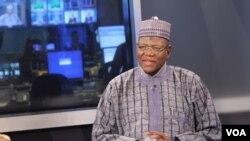 Tsohon gwamnan jihar Jigawa, Alhaji Sule Lamido yayin wata ziyara da ya kawo VOA a Washington