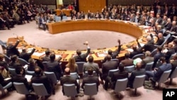 Une réunion du Conseil de Sécurité des Nations unies.